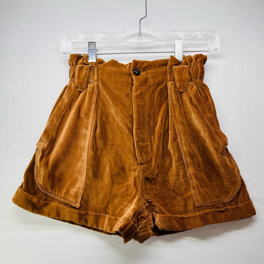 Velvet Brown Women's Shorts‎